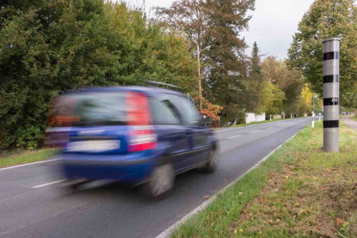 Eccesso di velocità, scatta la multa salata